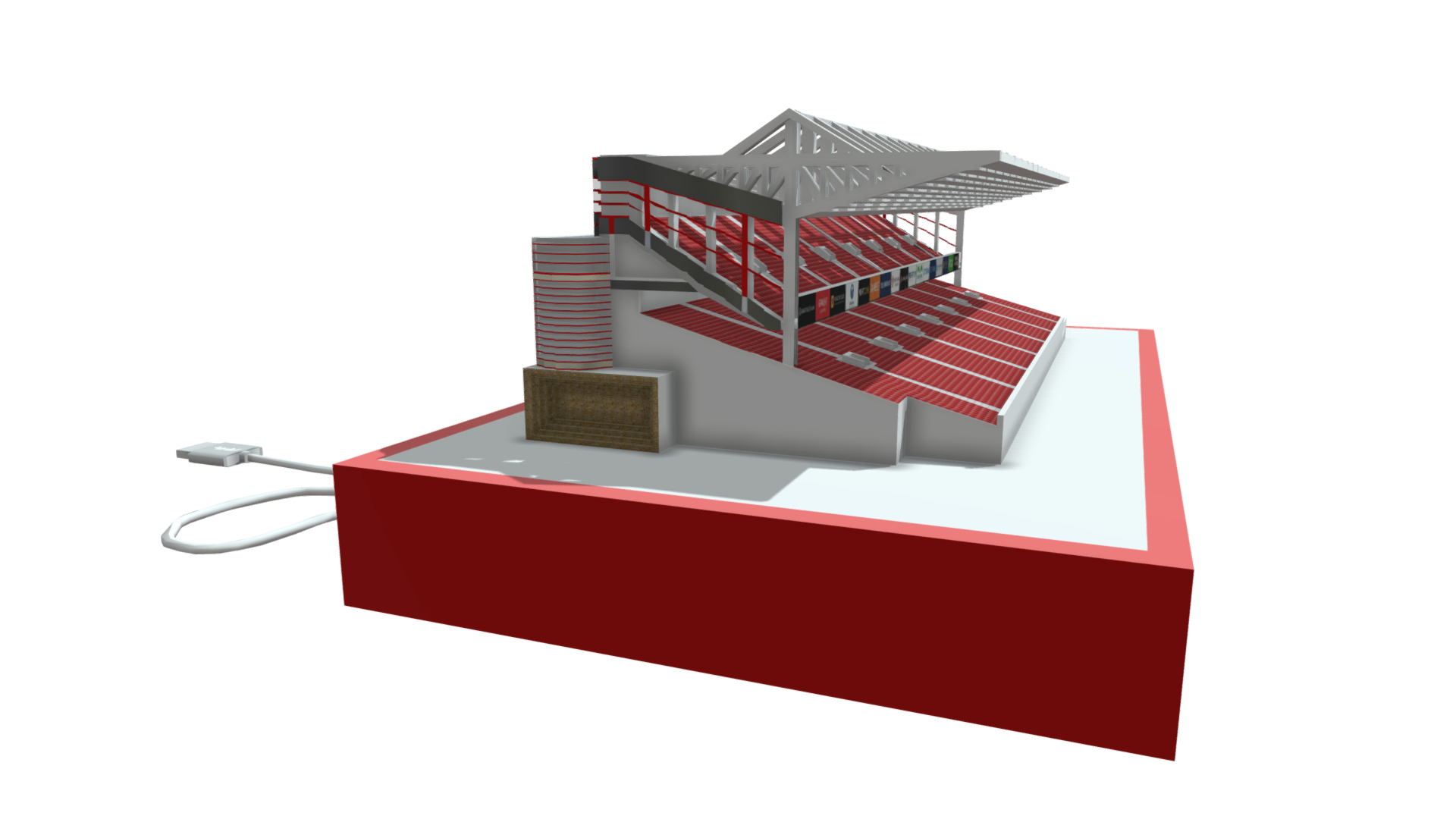 Highbury Stadium North Stand Lightbox frame - Image 3