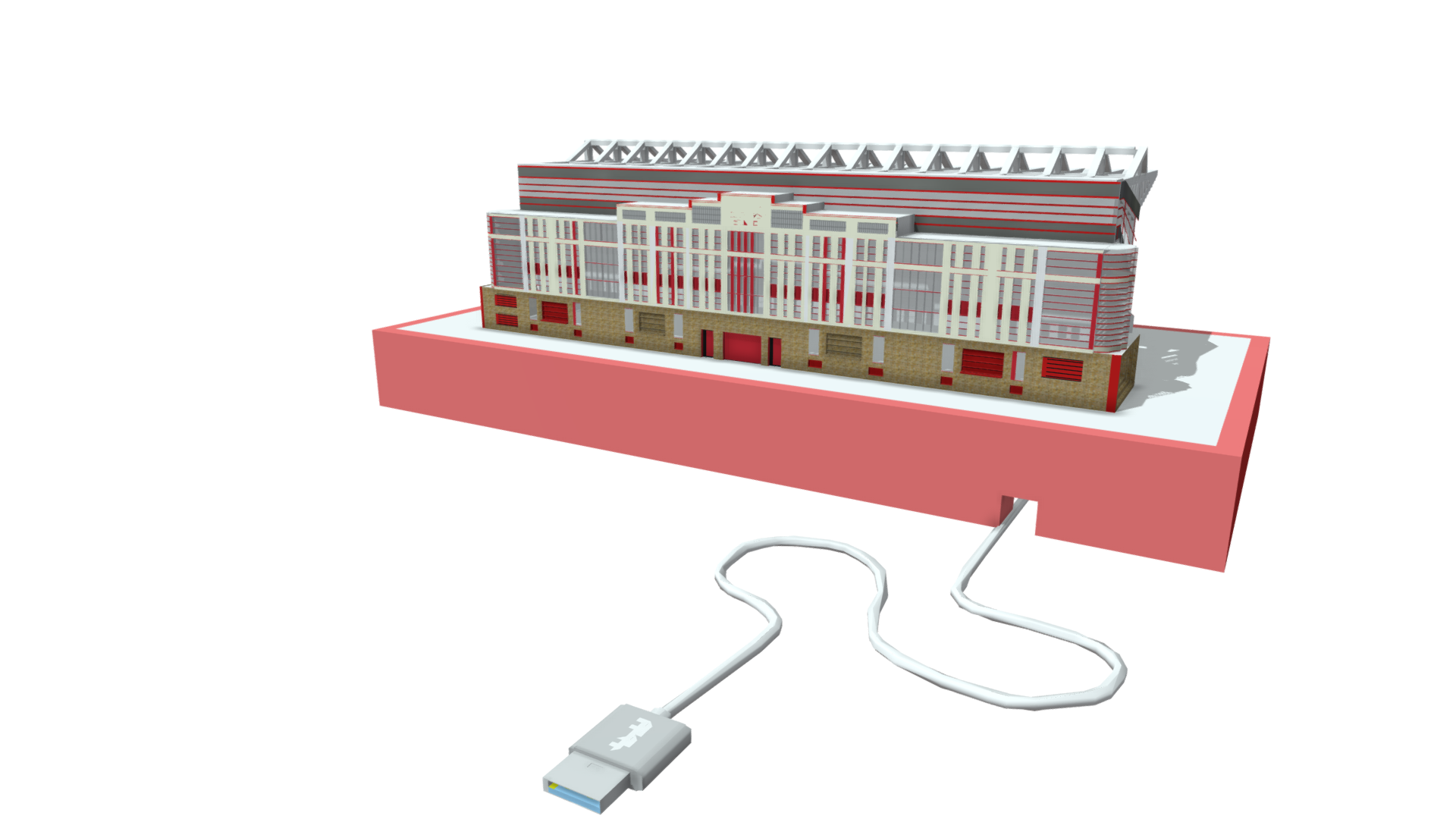 Highbury Stadium North Stand Lightbox frame - Image 6
