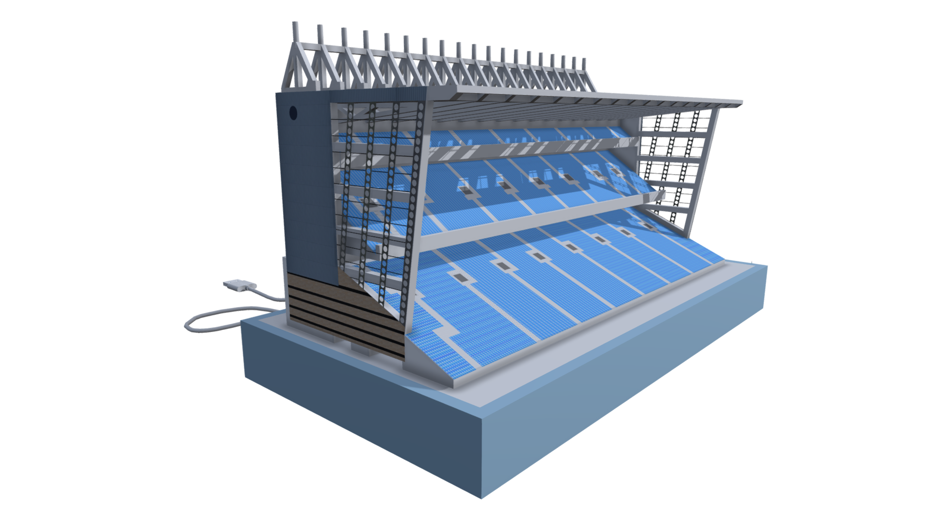 Maine Road Kippax Stand replica model lightbox frame - Image 5