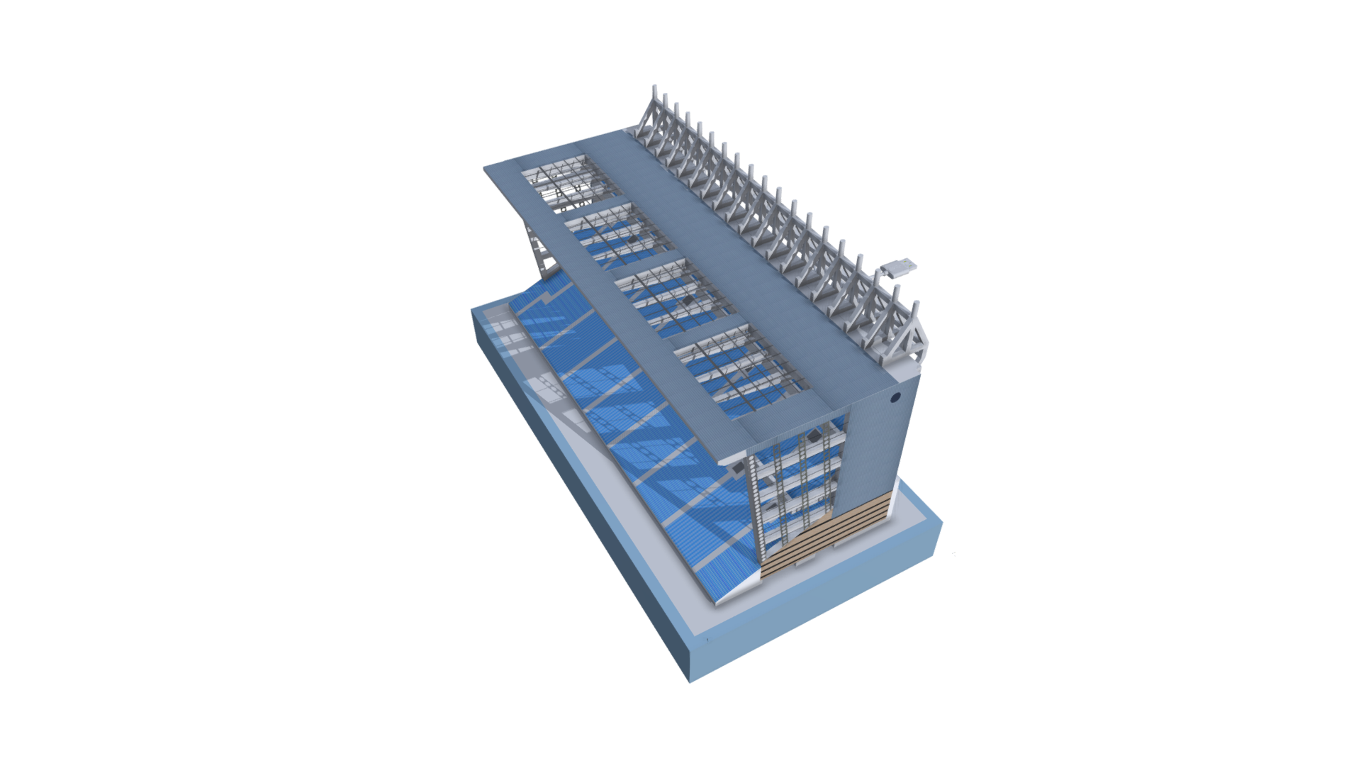 Maine Road Kippax Stand replica model lightbox frame - Image 4