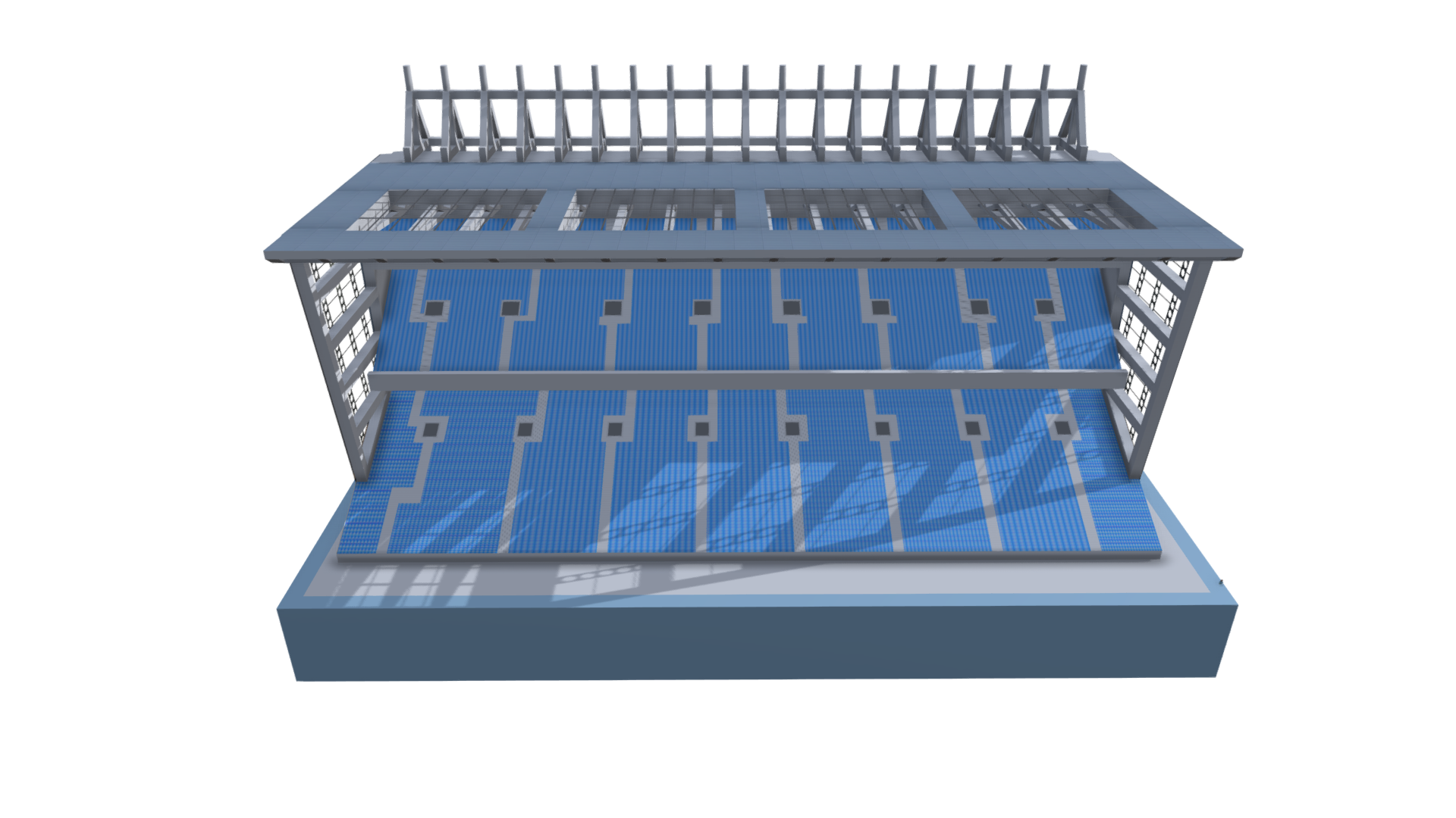 Maine Road Kippax Stand replica model lightbox frame - Image 3
