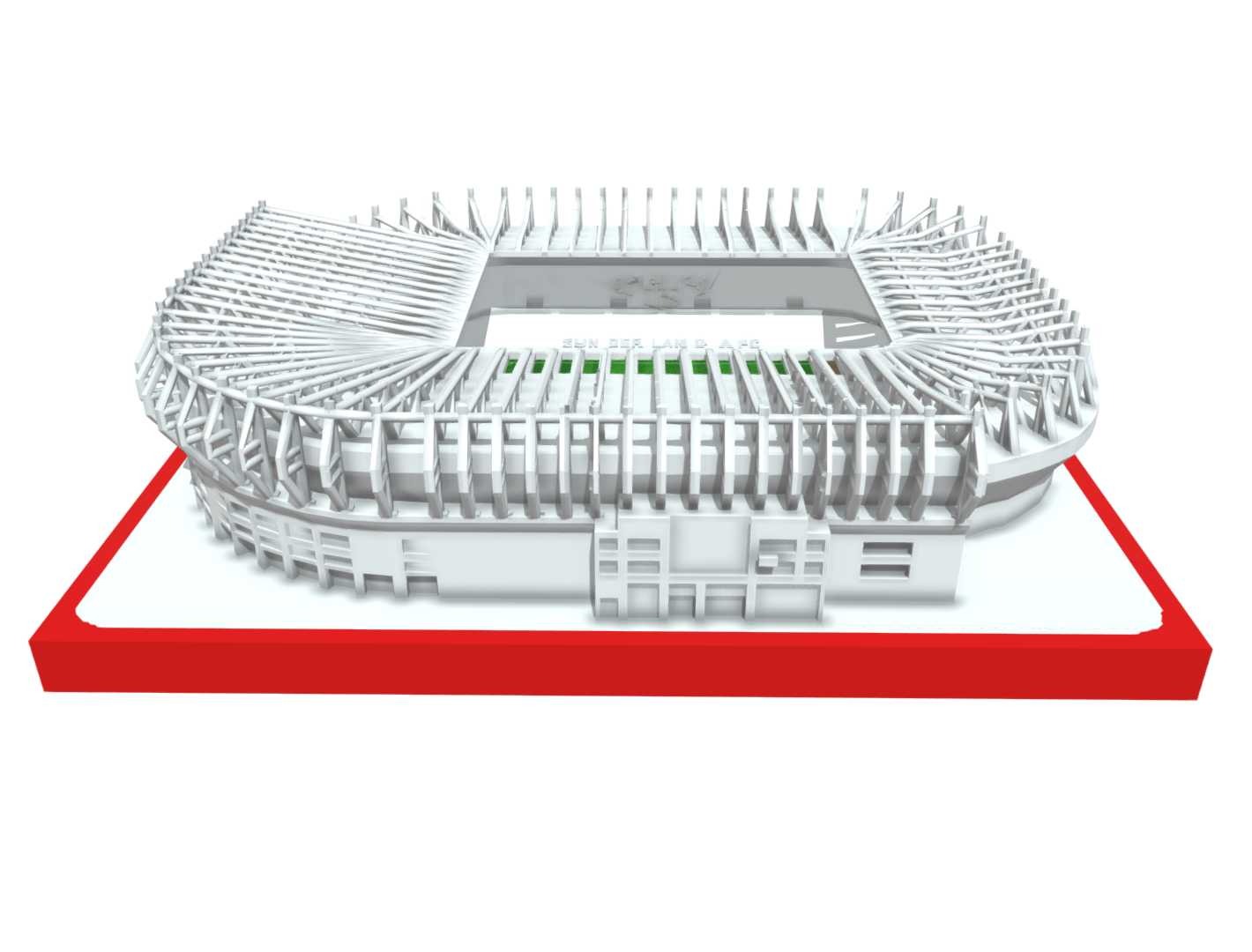 Sunderland's Stadium of Light model + frame + lightbox - Image 2