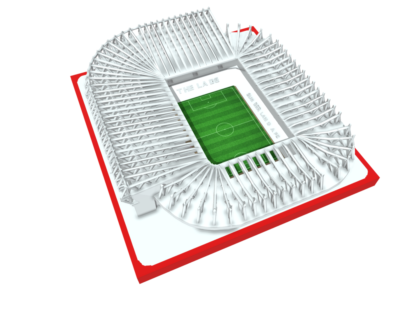 Sunderland's Stadium of Light model + frame + lightbox - Image 14
