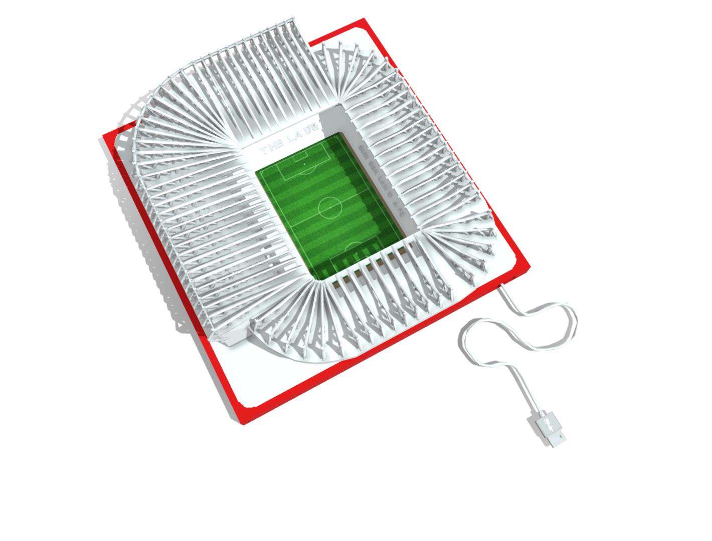 Sunderland's Stadium of Light model + frame + lightbox - Image 8