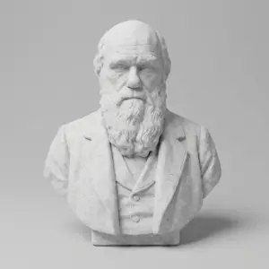 Charles Darwin Bust