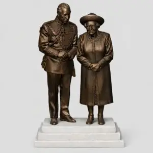 King Charles III and Queen Elizabeth II