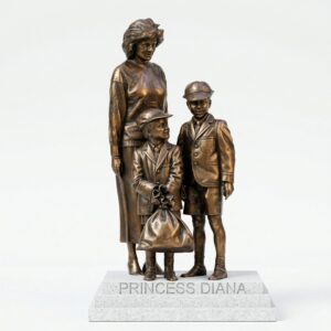 Princess Diana with Princes William and Harry