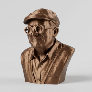 David Hockney bust