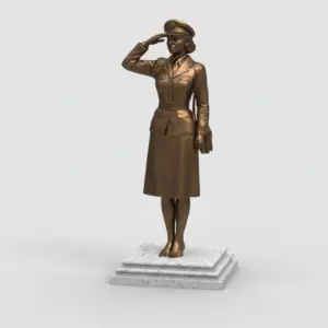 World War 2 female officer